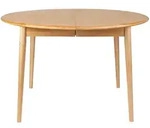 Zuiver - Twist Esstisch &Oslash; 120 / 160 cm, Eiche
