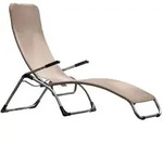 Fiam - Terassenliege Samba, Aluminium / taupe