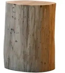 Jan Kurtz - Block Hocker rund H 38 cm, Eiche