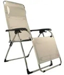 Fiam - Amida Relaxliege, Aluminium / taupe