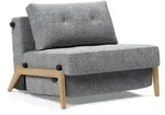 Innovation Living - Cubed 90 Sessel, Eiche / granitgrau (565 Twist)