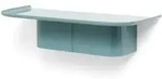 HAY - Korpus Wandregal mit Kleiderhaken, M, sea