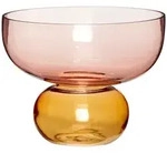 H&uuml;bsch Interior - Show Vase, bernstein / alt rosa