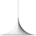 GUBI - Semi Pendelleuchte, &Oslash; 47 cm, wei&szlig;