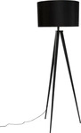 Zuiver 5000801, Zuiver - Tripod Stehleuchte, schwarz Stahl pulverbeschichtet, 30 Tage