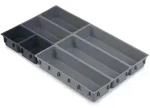 Joseph Joseph - Blox Schubladen Organizer Set 7-teilig, grau