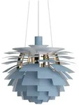 Louis Poulsen - PH Artichoke &Oslash; 48 cm, dusty blue / messing