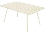 Fermob - Luxembourg Tisch, rechteckig, 165 x 100 cm, latte-beige
