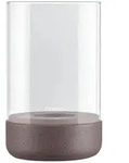 Blomus - Calma Windlicht, &Oslash; 12 cm, klar / cedar wood
