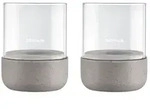 Blomus - Calma Windlicht, &Oslash; 7 cm, klar / satellit (2er-Set)