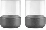 Blomus - Calma Windlicht, &Oslash; 7 cm, klar / magnet (2er-Set)