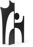 Ferm Living - Contour Skulptur faltbar, schwarz