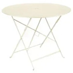 Fermob - Bistro Klapptisch, rund, &Oslash; 96 cm, latte-beige