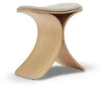 Gejst - Luno Hocker Oak / Beige Textile