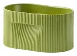 Muuto - Ridge Blumentopf, H 13 cm, moosgr&uuml;n