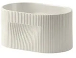 Muuto - Ridge Blumentopf, H 13 cm, off-white