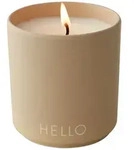 Design Letters - Duftkerze, Hello / beige