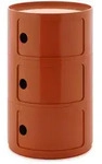 Kartell - New Big Componibili 3 Container, H 69,5 cm, orange