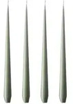 ester & erik - Peitschenkerze, 32 cm, No. 70, green soil / matt (4er-Set)