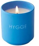 Design Letters - Duftkerze klein, Hygge / kobaltblau