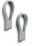 Zone Denmark - Loop Magnet Handtuchhalter, gull grey (2er-Set)