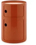 Kartell - New Big Componibili 2 Container, H 61,5 cm, orange