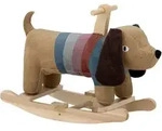 Bloomingville - Charlie Rocking Dog Schaukeltier, braun