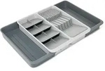 Joseph Joseph - DrawerStore Besteckkasten, light stone, ausziehbar inkl.