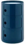 Kartell - New Big Componibili Container, blau, H 69,5 cm