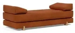 Innovation Living - Sigmund Drip Schlafsofa, Innovation Living Corduroy burnt orange