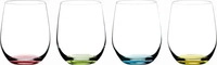 Riedel 5414/44, Riedel - O Wine Happy O Wasserglas 320 ml, transparent / mehrfarben