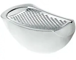 A di Alessi - Parmenide K&auml;sereibe mit Dose, eisgrau