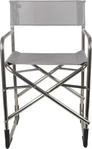 Fiam 495327, Fiam - Regie Aluminium Sessel, grau Aluminium; Kunststoffgewebe,...