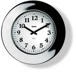 Alessi - Momento Wanduhr, Edelstahl poliert