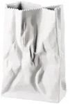 Rosenthal - T&uuml;tenvase, 18 cm, wei&szlig;-matt poliert