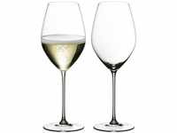 Riedel 6449/28, Riedel - Veritas Champagner Weinglas (2er-Set) maschinengeblasenes