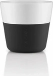 Eva Solo 501002, Eva Solo - Caff&eacute; Lungo-Becher (2er-Set), schwarz Porzellan;