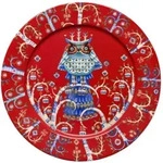 Iittala - Taika Teller flach &Oslash; 27 cm, rot