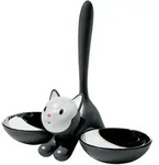 A di Alessi - Tigrito, Katzennapf, schwarz