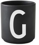 Design Letters - AJ Porzellan Becher G, schwarz