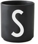 Design Letters - AJ Porzellan Becher S, schwarz