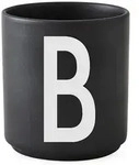 Design Letters - AJ Porzellan Becher B, schwarz
