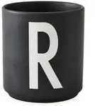 Design Letters - AJ Porzellan Becher R, schwarz