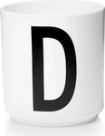 Design Letters 10201000D, Design Letters - AJ Porzellan Becher D, wei&szlig;