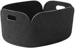 Muuto - Restore Aufbewahrungskorb 48 x 35 cm, black melange