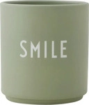 Design Letters 10204100SMILE, Design Letters - AJ Favourite Porzellan Becher, Smile /