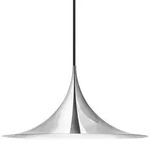 GUBI - Semi Pendelleuchte &Oslash; 47 cm, Chrom