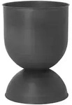 Ferm Living - Hourglass Blumentopf medium, &Oslash; 41 x H 59 cm, schwarz / dunkelgrau