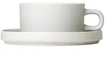 Blomus - Pilar Teetasse mit Untertasse, moonbeam (2-tlg.)
