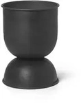 Ferm Living - Hourglass Blumentopf extra-small, &Oslash; 21 x H 30 cm, schwarz / dunkelgrau